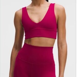 lululemon align V-Neck Sports Bra - Magenta